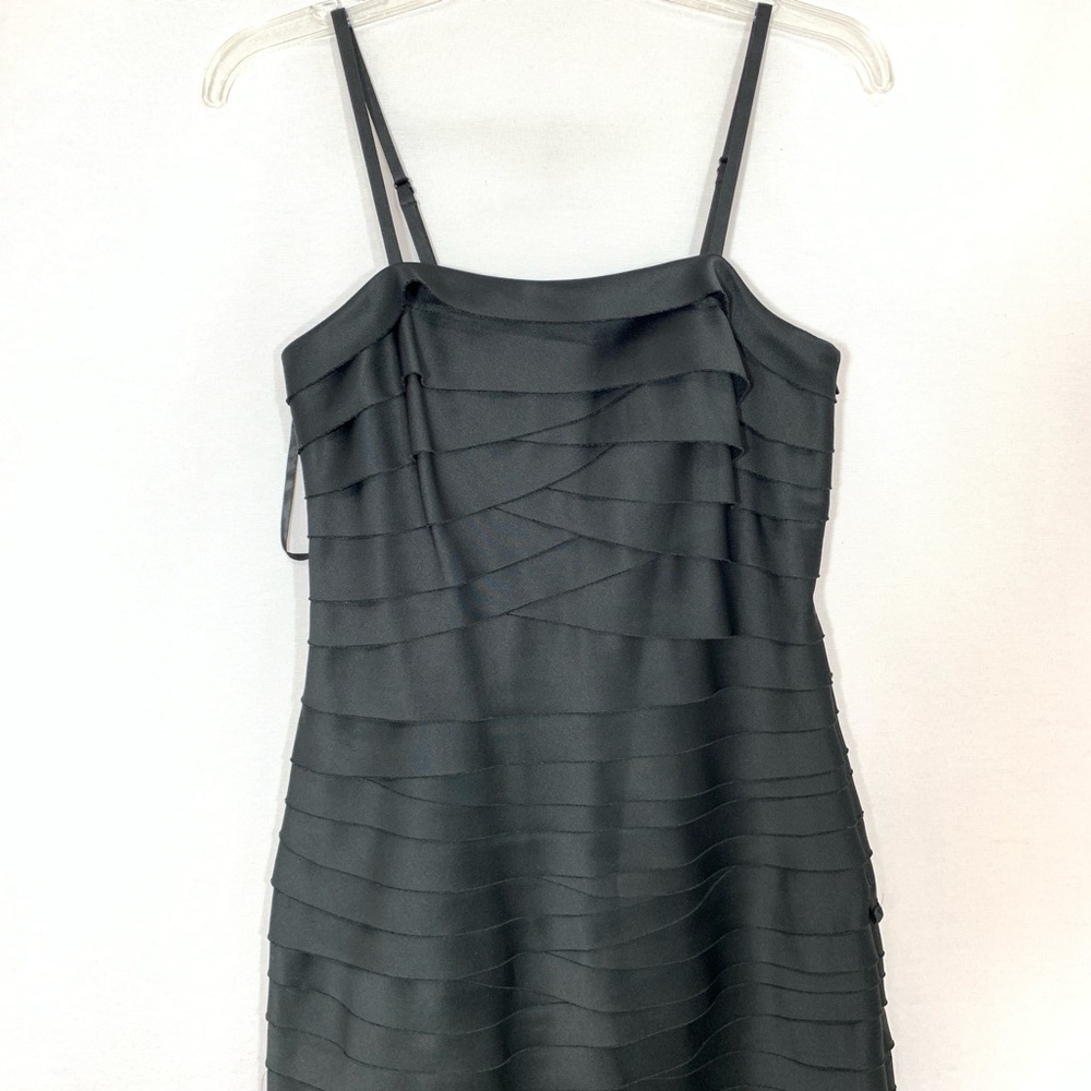 WHBM Black Tiered Dress Formal Special Occasion - Picture 2 of 7